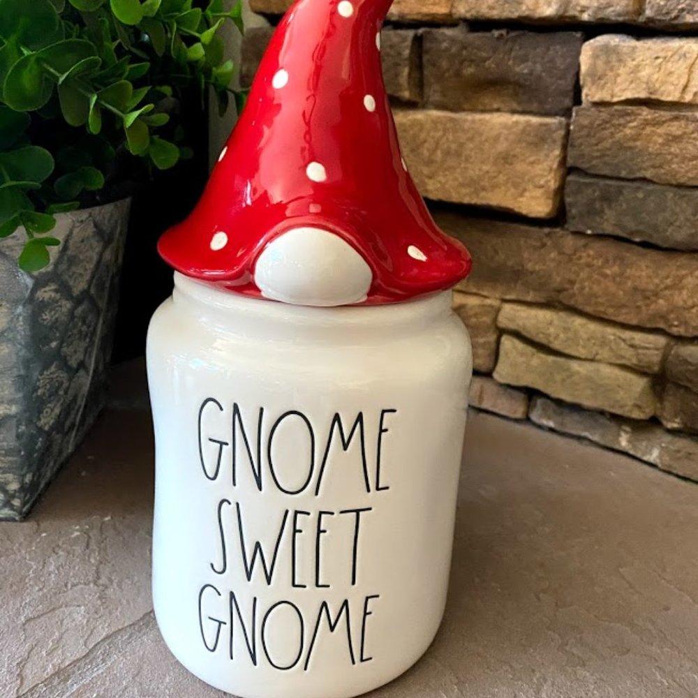 Rae Dunn GNMOE SWEET GNOME Canister